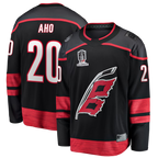 Gdoa C.Hurricanes #20 Sebastian Aho Black 2026 Stanley Cup Champions Home Breakaway Stitched Jerseys