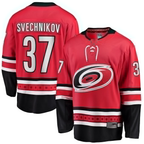 Gdoa C.Hurricanes #37 Andrei Svechnikov Red Alternate Breakaway Player Stitched Jerseys