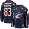 Gdoa CB.Jackets #83 Conor Garland Navy Home Breakaway Jersey