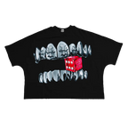 T-Shirt Chrome Dice Streetwear Cropped Boxy Tee Cotton 280 GSM Lightweight Casual Top