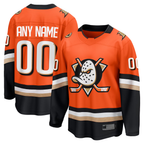 Gdoa Custom A.Ducks Orange Home Breakaway Jerseys