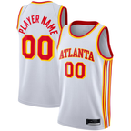 Johmsee Custom A.Hawks White 2020-21 Swingman Jerseys - Association Edition