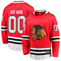 Gdoa Custom C.Blackhawks Red Home Breakaway Jerseys