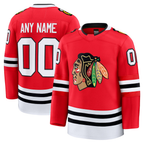 Gdoa Custom C.Blackhawks Red Home Premium Jerseys