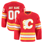 Gdoa Custom C.Flames Red Home Authentic Pro Jerseys