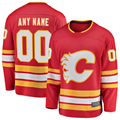 Gdoa Custom C.Flames Red Home Breakaway Jerseys