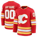 Gdoa Custom C.Flames Red Home Premium Jerseys