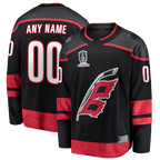 Gdoa Custom C.Hurricanes Black 2026 Stanley Cup Champions Home Breakaway Custom Stitched Jerseys