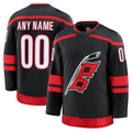 Gdoa Custom C.Hurricanes Black Home Premium Stitched Jerseys