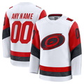 Gdoa Custom C.Hurricanes White Away Premium Stitched Jerseys