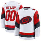 Gdoa Custom C.Hurricanes White Away Premium Stitched Jerseys