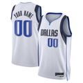 Edoa Custom D.Mavericks White Swingman Jerseys - Association Edition