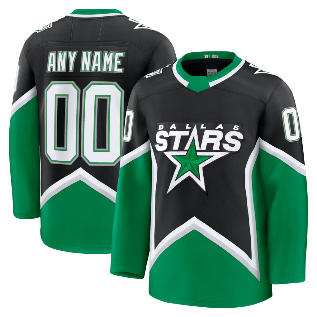 Gdoa Custom D.Stars Black Alternate Premium Jerseys