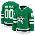 Gdoa Custom D.Stars Kelly Green Home Premium Jerseys