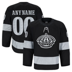 Gdoa Custom LA.Kings Black Alternate Authentic Pro Jerseys