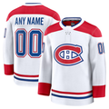 Gdoa Custom M.Canadiens White Away Premium Jerseys