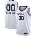 Edoa Custom M.Grizzlies White 2020-2021 Swingman Stitched Jerseys - Association Edition