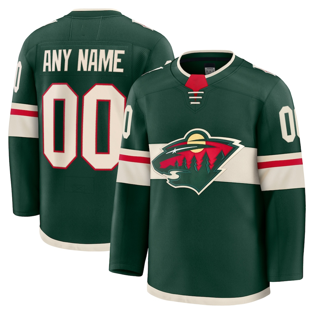 Gdoa Custom M.Wild Green Home Premium Jerseys