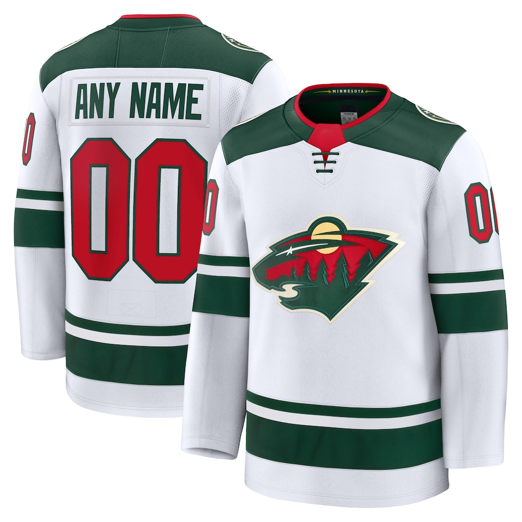 Gdoa Custom M.Wild White Away Premium Jerseys