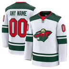 Gdoa Custom M.Wild White Away Premium Jerseys