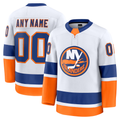 Gdoa Custom NY.Islanders White Away Premium Jerseys