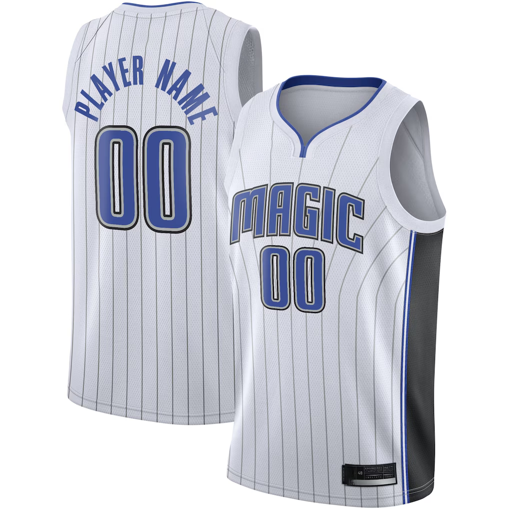 Edoa Custom O.Magic White 2020-21 Swingman Jerseys - Association Edition