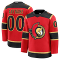 Gdoa Custom O.Senators Red Alternate Premium Jerseys