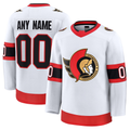 Gdoa Custom O.Senators White Away Premium Jerseys