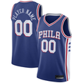 Edoa Custom P.76ers Royal 2020-21 Swingman Jerseys - Icon Edition