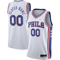 Edoa Custom P.76ers White 2020-21 Swingman Jerseys - Association Edition