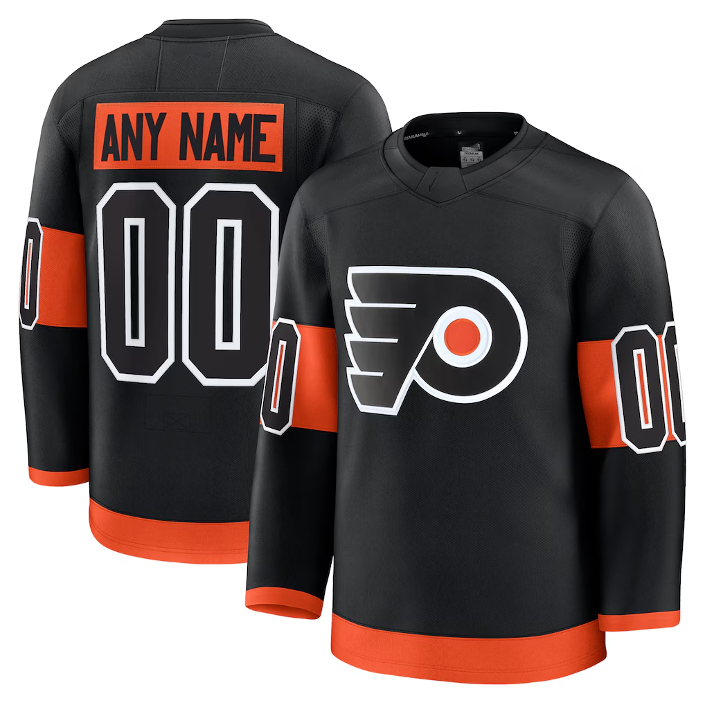 Gdoa Custom P.Flyers Black Alternate Premium Jerseys