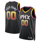 Edoa Custom P.Sunss Black 2022-2023 Swingman Jerseys - Statement Edition