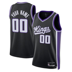 Edoa Custom S.Kings Black Swingman Jerseys - Icon Edition