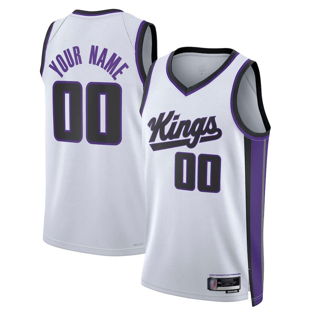 Edoa Custom S.Kings White Swingman Jerseys - Association Edition
