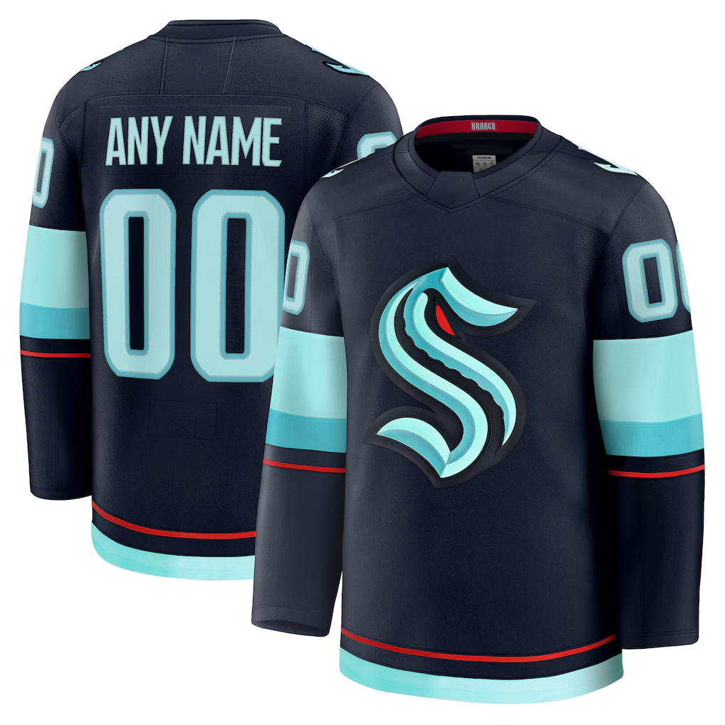 Gdoa Custom S.Kraken Deep Sea Blue Home Premium Jerseys