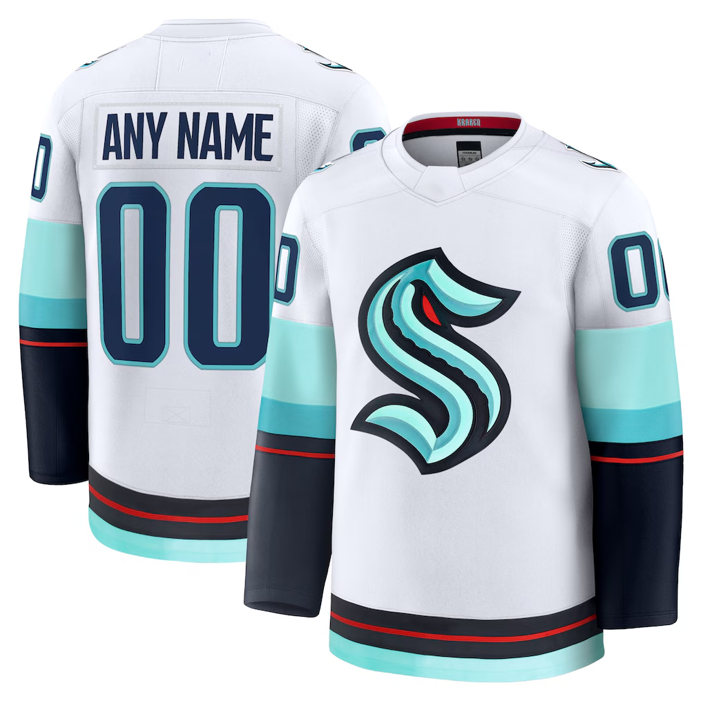 Gdoa Custom S.Kraken White Away Premium Jerseys