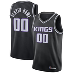 Edoa Custom S.kings Black Swingman Jerseys - Statement Edition