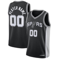 Edoa Custom SA.Spurs Black Swingman Jerseys - Icon Edition