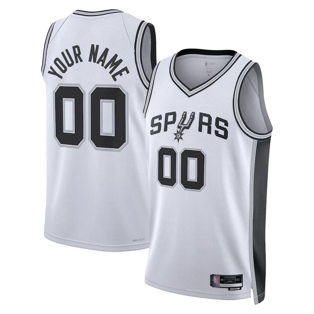 Edoa Custom SA.Spurs White Swingman Jerseys - Association Edition