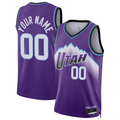 Edoa Custom U.Jazz Purple Swingman Jerseys - Icon Edition