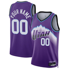Edoa Custom U.Jazz Purple Swingman Jerseys - Icon Edition