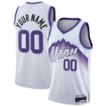 Edoa Custom U.Jazz White Swingman Jerseys - Association Edition