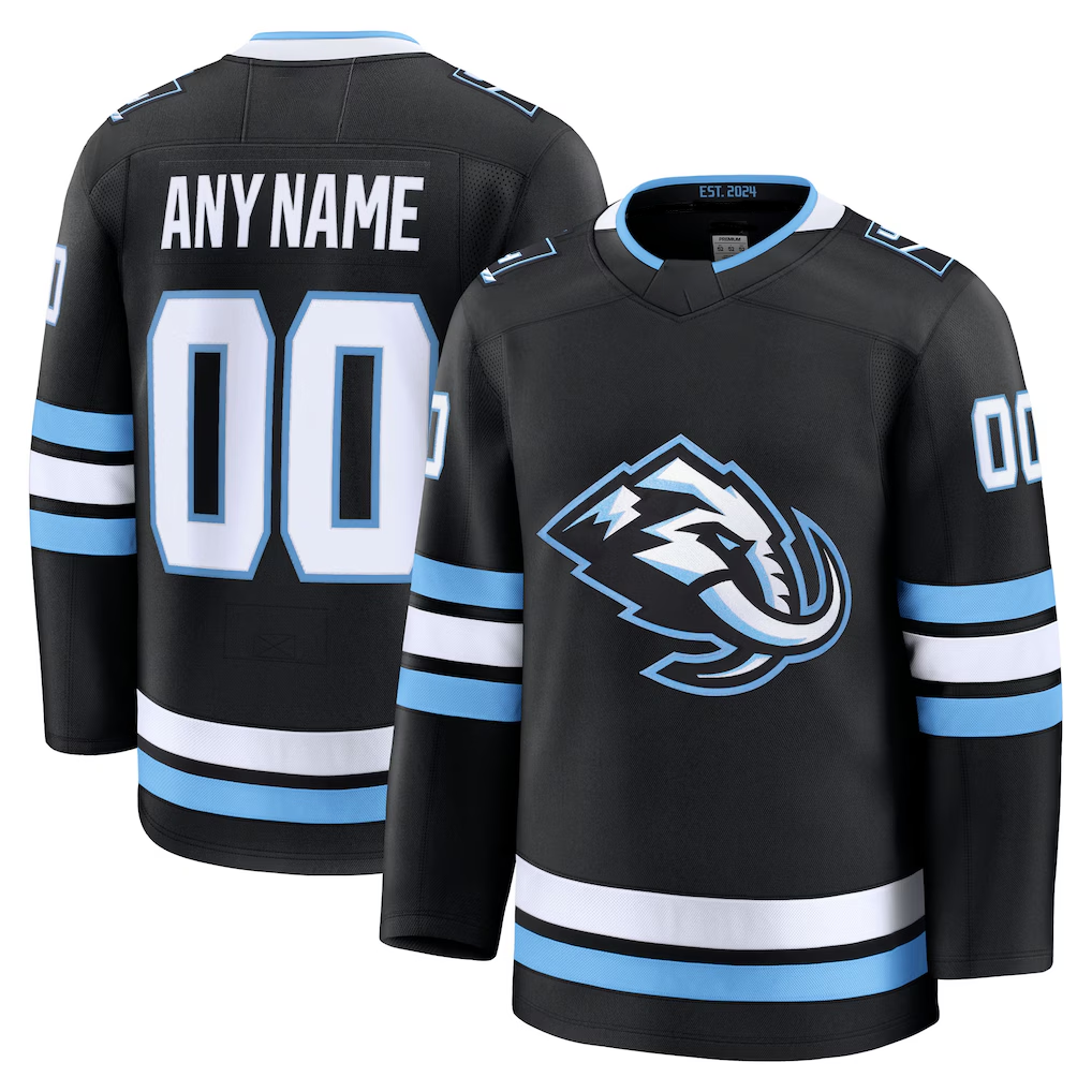 Gdoa Custom U.Mammoth Black Home Premium Jerseys