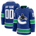 Gdoa Custom V.Canucks Blue Home Premium Jerseys
