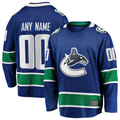 Gdoa Custom V.Canucks Blue Home Team Breakaway Jerseys