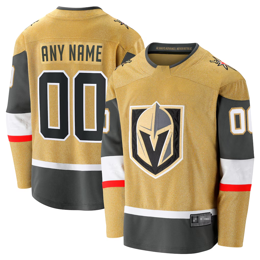 Gdoa Custom V.Golden Knights Home Breakaway Jerseys