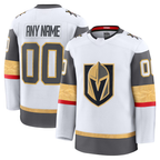 Gdoa Custom V.Golden Knights White Away Premium Jerseys