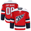 Gdoa Custom W.Capitals Red Alternate Authentic Pro Jerseys