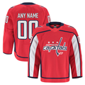 Gdoa Custom W.Capitals Red Home Authentic Pro Jerseys