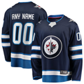 Gdoa Custom W.Jets Blue Home Breakaway Jerseys